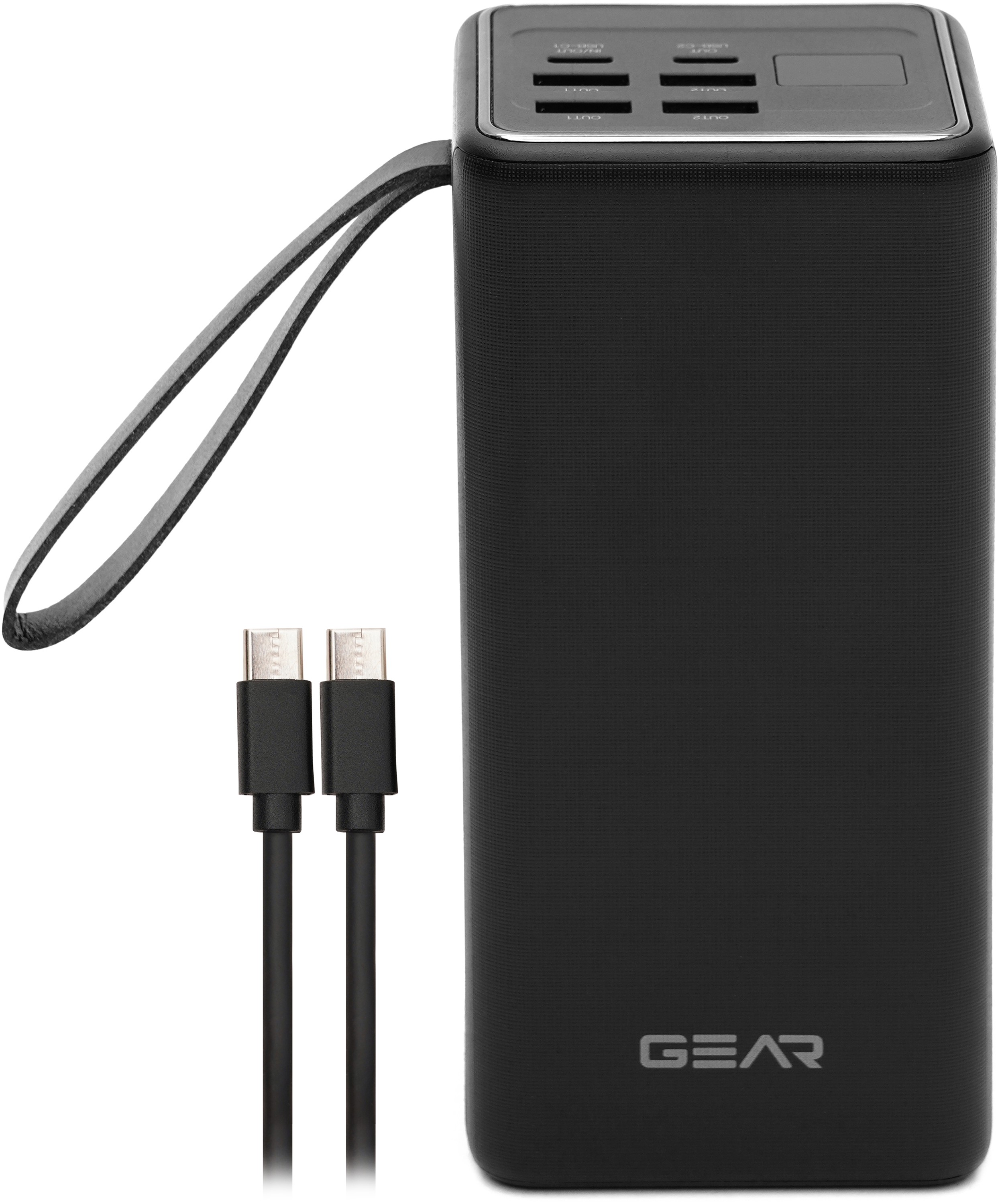 Зовнішній акумулятор (PowerBank) GEAR 60000mAh, PD22.5W, 2C+4A (SP06)